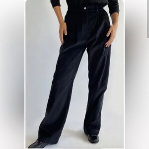 NWOT DONNI The Cord Pleated Trouser